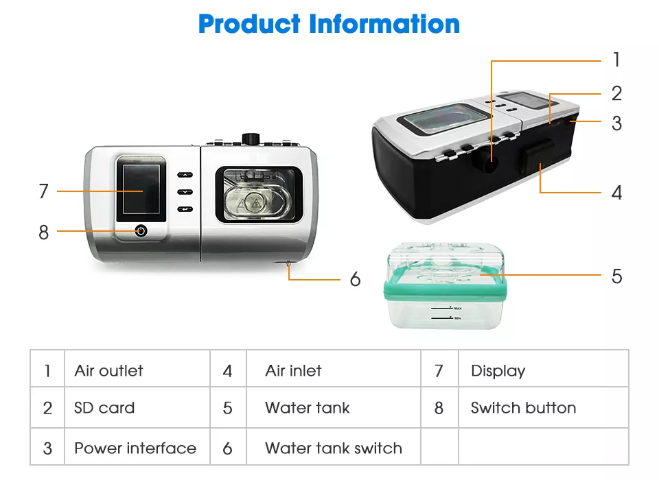 OLV-DS8 BiPAP Machine For Home Use