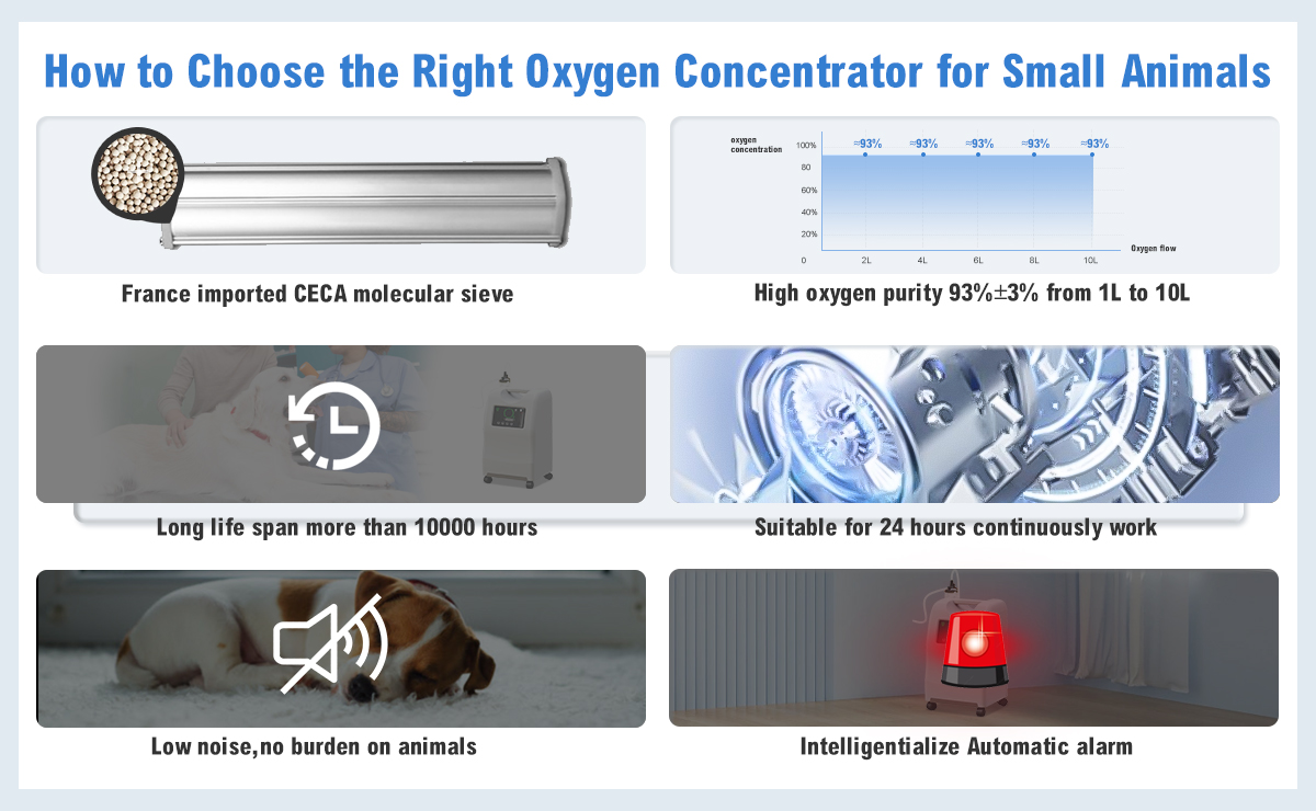 OLV-10 Portable Medical Oxygen Concentrator For Animals