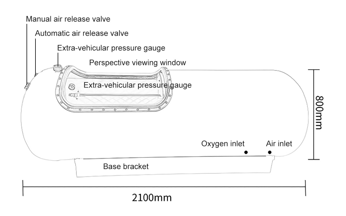 2-3ata Hard Type Hyperbaric Oxygen Chamber