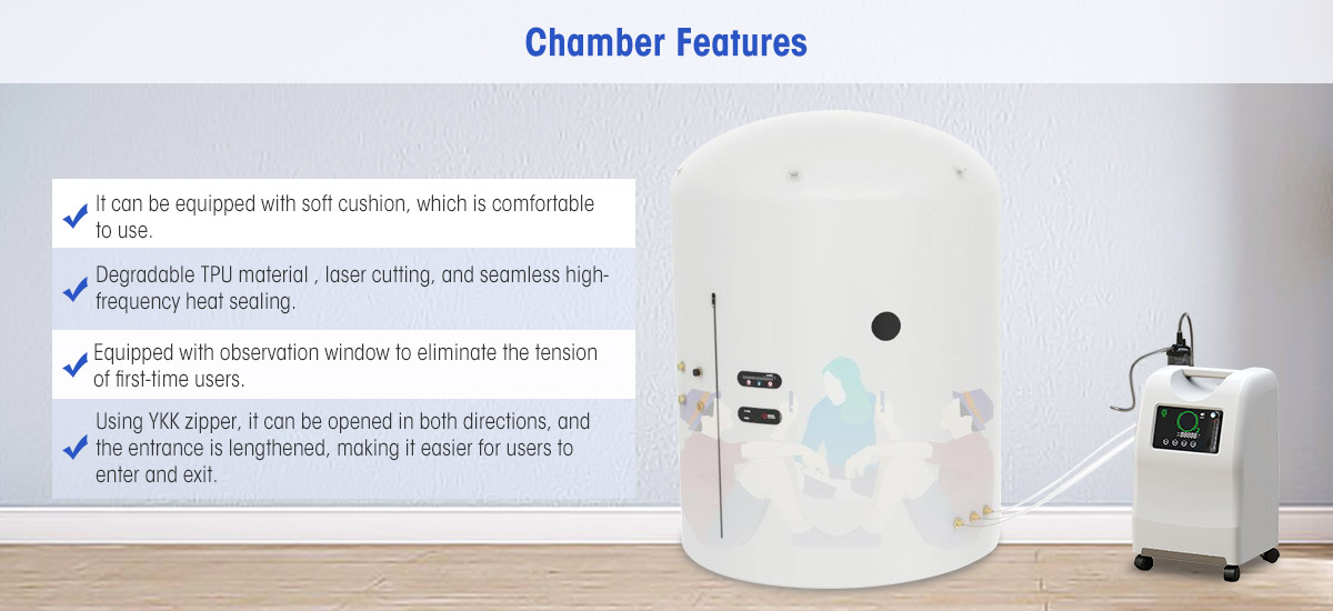 Vertical Hyperbaric Oxygen Chamber For One Person
