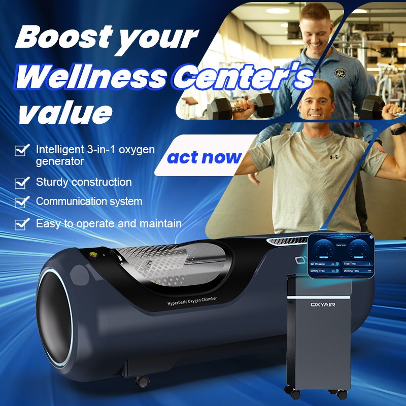 Wellness Center 2.0ATA Hard Shell HBOT Smart Hyperbaric Chamber