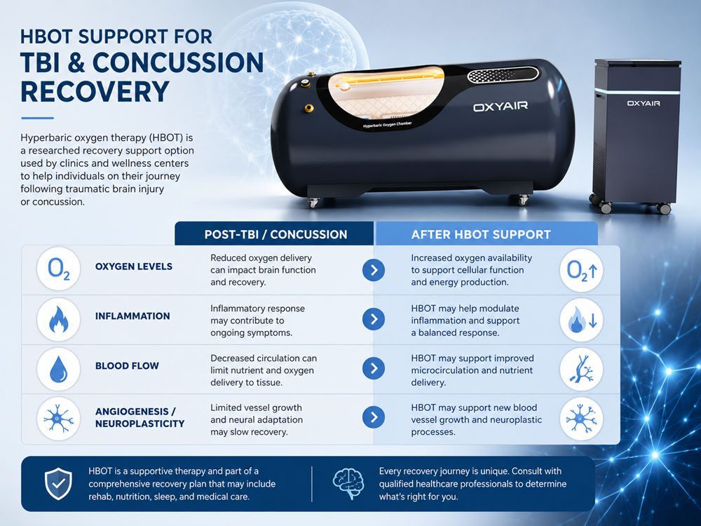 The Science of Brain Repair: How HBOT Reverses TBI and Concussion Damage