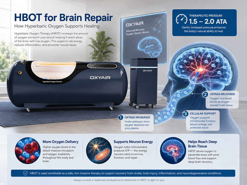 The Science of Brain Repair: How HBOT Reverses TBI and Concussion Damage The Science of Brain Repair: How HBOT Reverses TBI and Concussion Damage