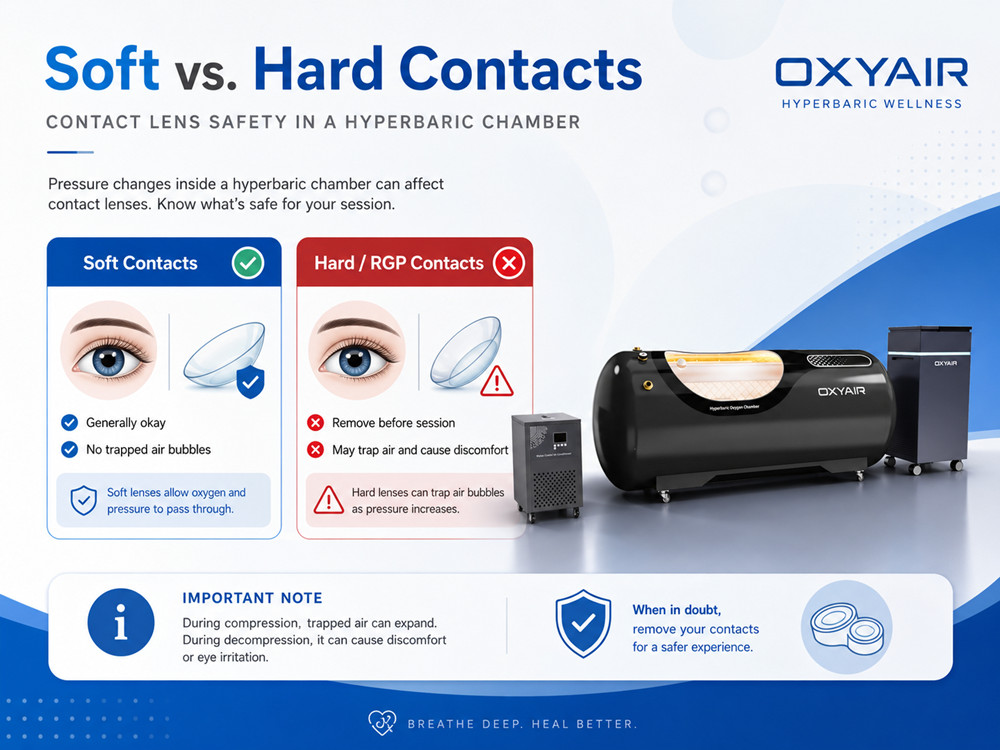Hyperbaric Chamber Eye Safety: Can You Wear Contacts During a Session?cid=19 Hyperbaric Chamber Eye Safety: Can You Wear Contacts During a Session?cid=19