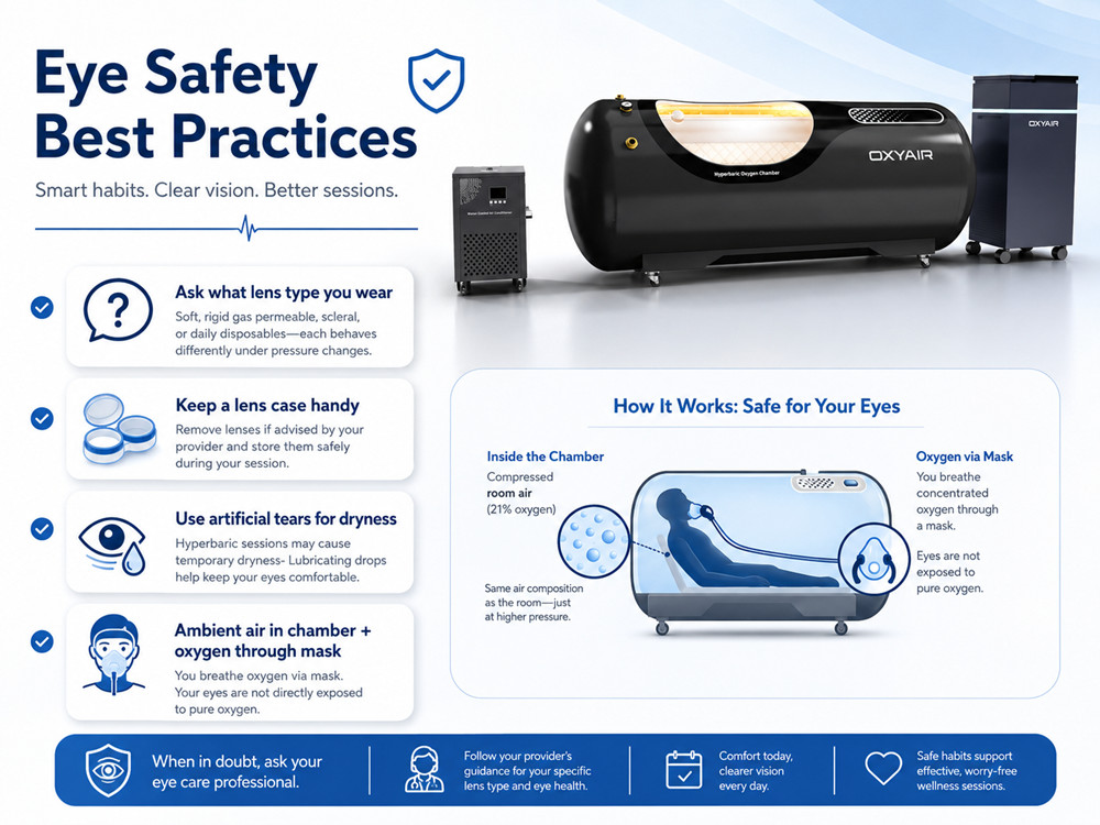 Hyperbaric Chamber Eye Safety: Can You Wear Contacts During a Session?cid=19 Hyperbaric Chamber Eye Safety: Can You Wear Contacts During a Session?cid=19