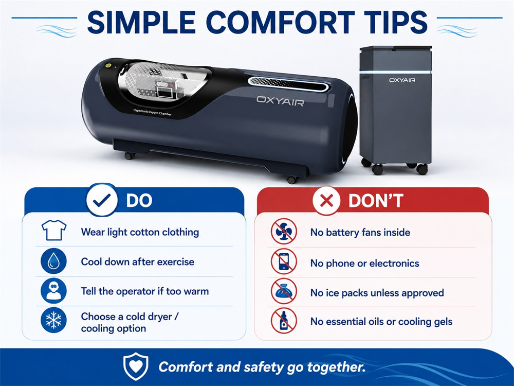 How to Keep Cool in a Hyperbaric Oxygen Chamber: Comfort How to Keep Cool in a Hyperbaric Oxygen Chamber: Comfort