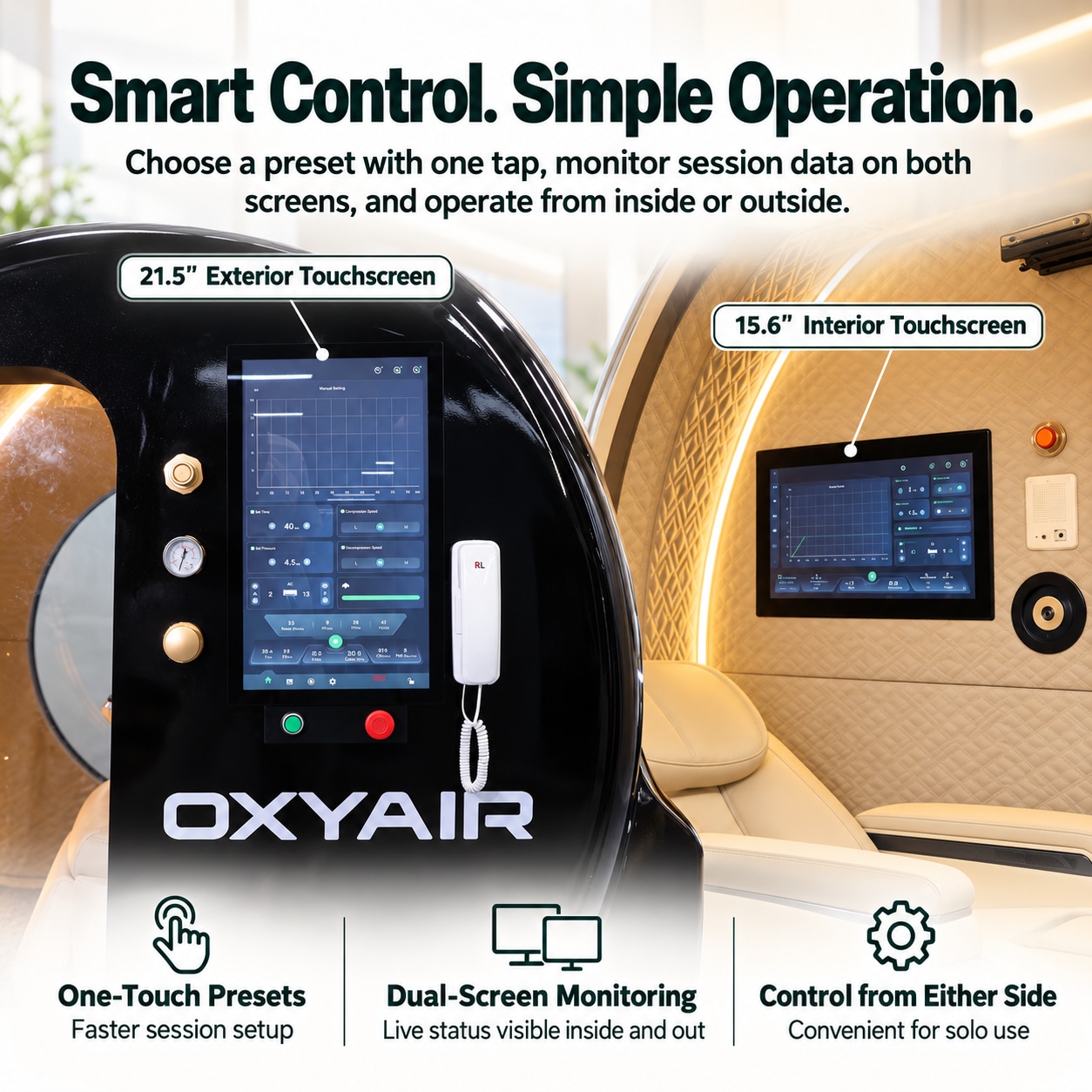 OXYAIR OLV-YZD01 2.0 ATA Single-Person Sitting Hyperbaric Chamber for Clinics OXYAIR OLV-YZD01 2.0 ATA Single-Person Sitting Hyperbaric Chamber for Clinics