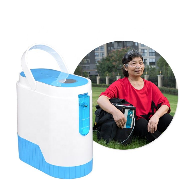 battery-powered portable oxygen concentrator
