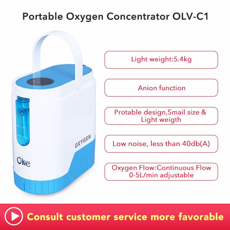 battery-powered portable oxygen concentrator