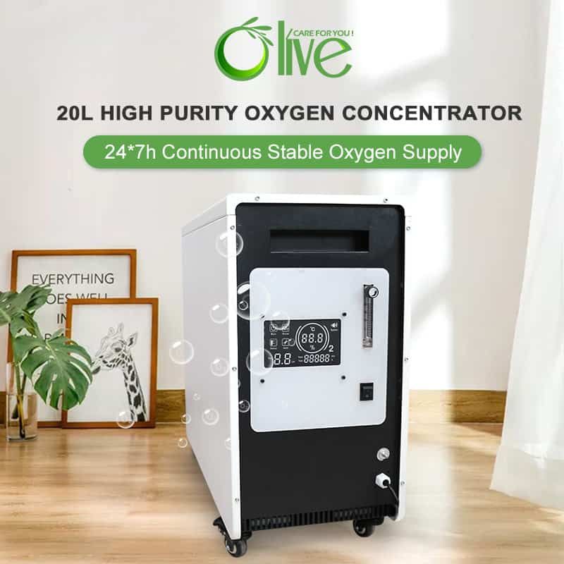 Olive Medical Intelligent 20 Liter Oxygen Concentrator For Clinics, Hospitals