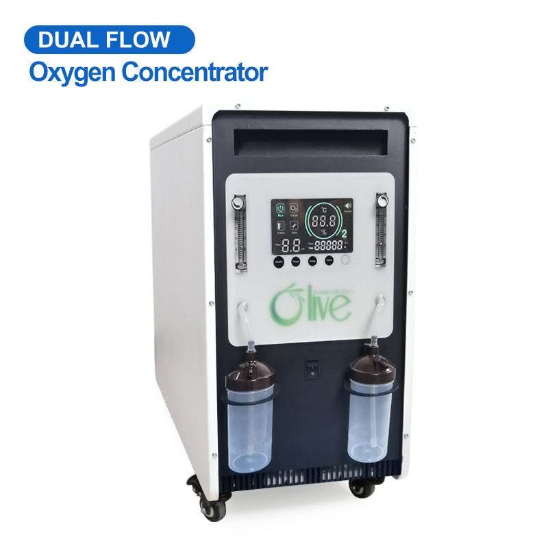 OLV-20 Dual Flow 15L 20L Hosptial Oxygen Concentrator For Covid Patients
