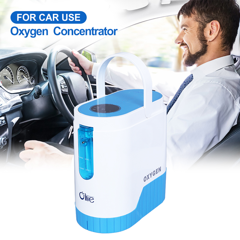 Lightweight Portable Oxygen Concentrator For Home Car Travel With Anion Function
