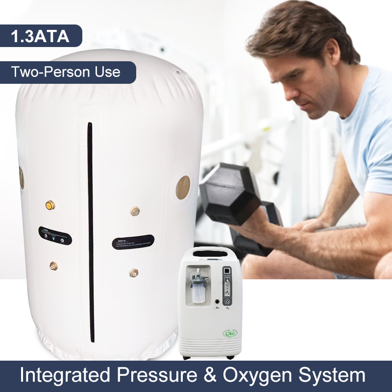 1.5ATA Soft Double Hyperbaric Oxygen Chamber for Home