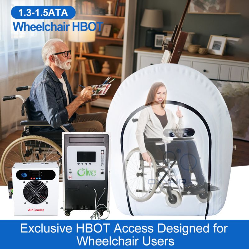 Wheelchair Accessible 1.5ATA HBOT Portable Hyperbaric Chamber