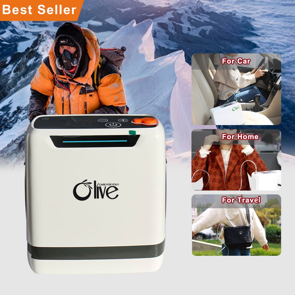 Olive 5l Pulse Portable Oxygen-Concentrator Battery Operated Travel