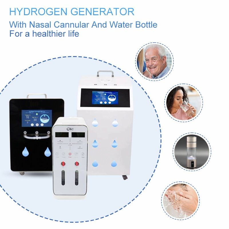 PEM & SPE Enhanced Hydrogen and Oxygen Generator with Hydrogen Water Production