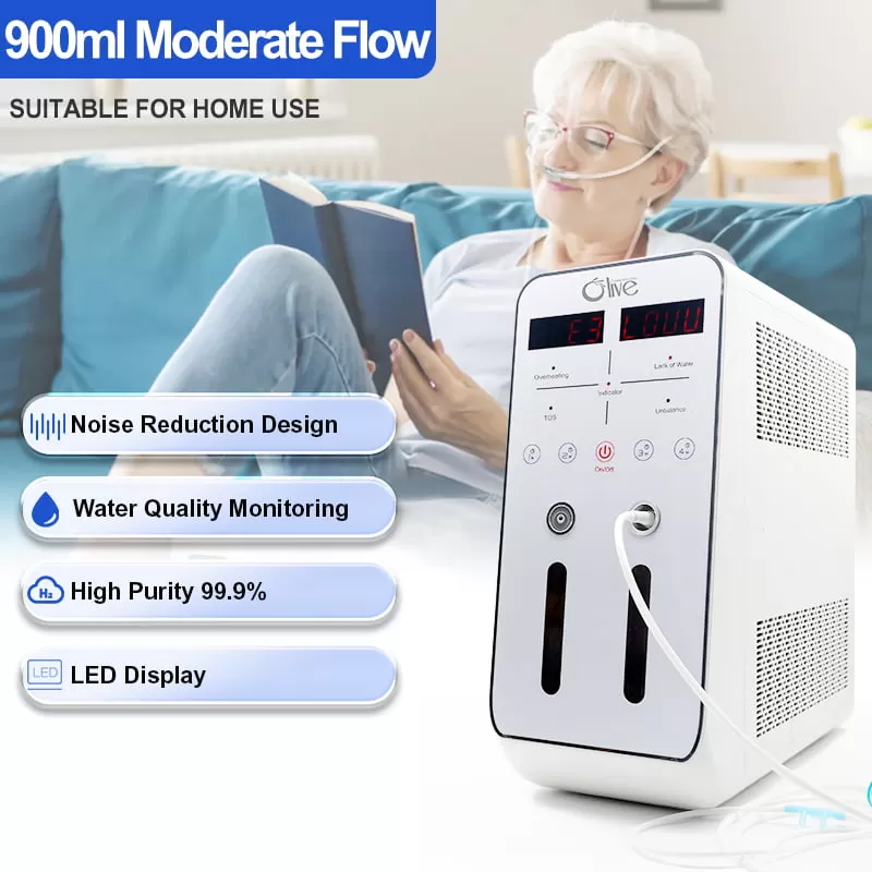 New H2&O2 600ML/900ML Browns Gas Hydrogen inhaler