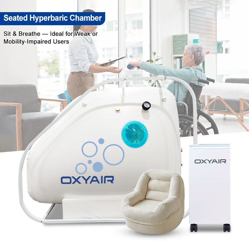 1.5ATA Soft Sitting Hyperbaric Chamber With Stand For Home Use