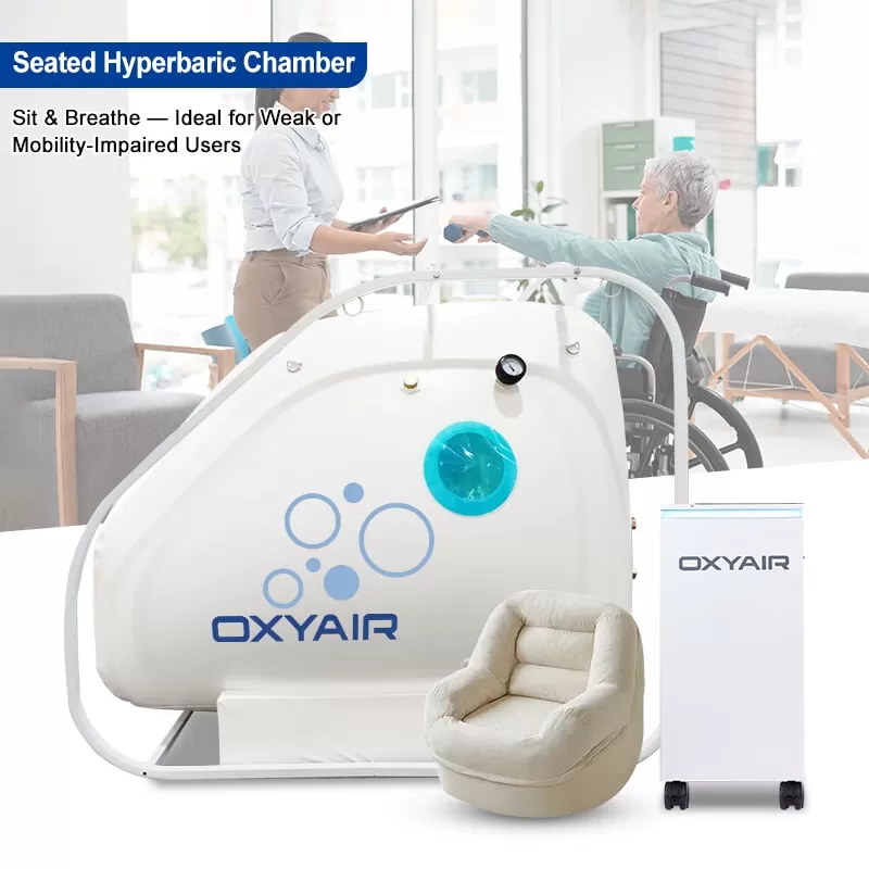 1.5ATA Soft Sitting Hyperbaric Chamber With Stand For Home Use