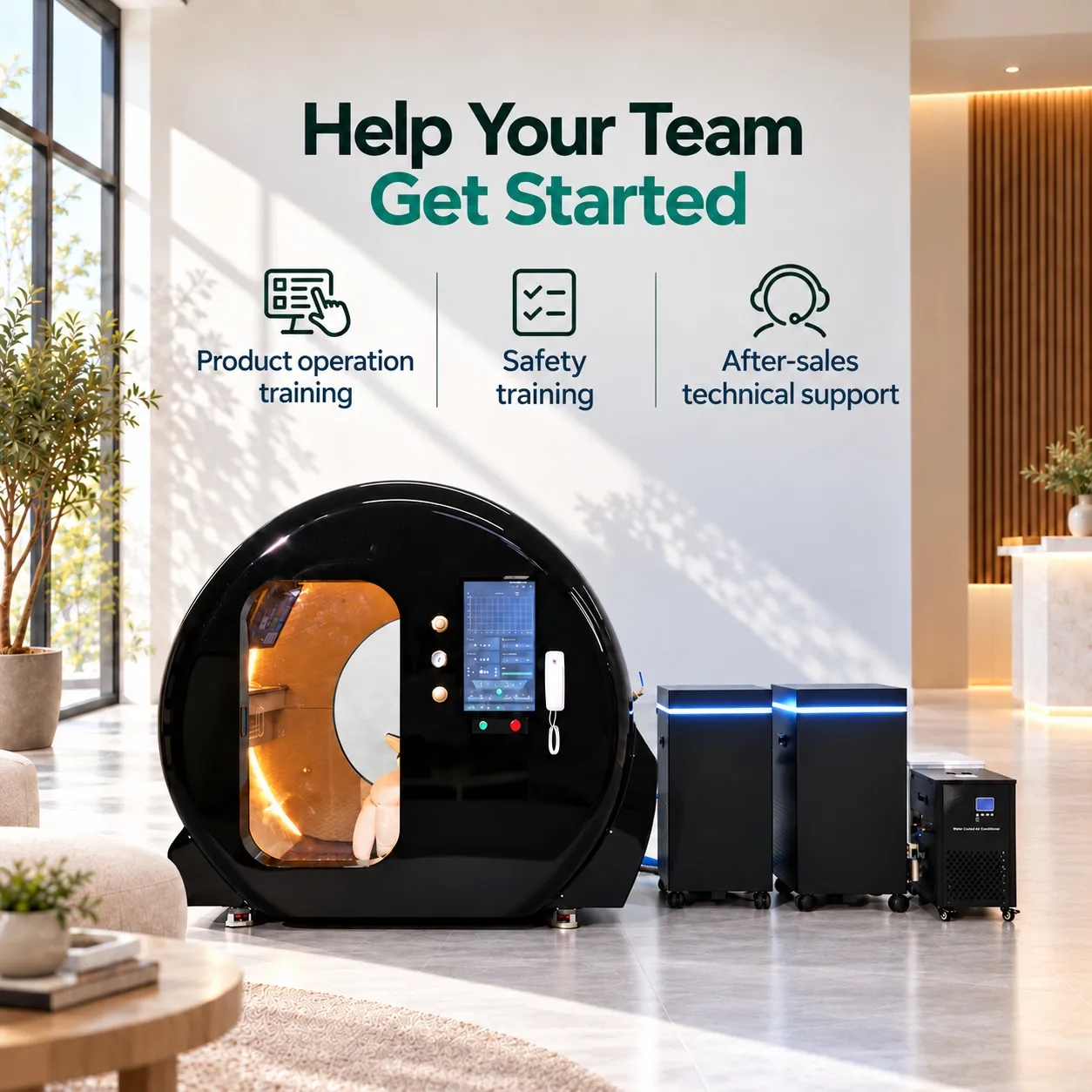 OXYAIR OLV-YZD01 2.0 ATA Single-Person Sitting Hyperbaric Chamber for Clinics